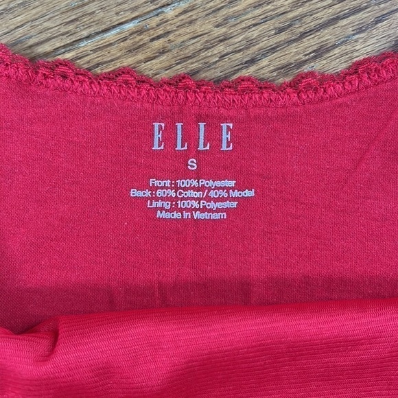 ELLE Women's Red Tank Top Size S - Picture 11 of 11